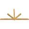 Ekena Millwork Kennewick Rough Sawn Timber Gable Bracket, Western Red Cedar, 108"W x 58"H x 4"D x 4"F, 13/12 Pitch GBW108X58X0404KEN00RWR - alternate 2
